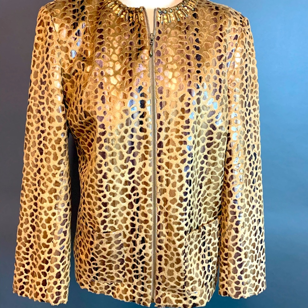Alfred Dunner Animal print jacket